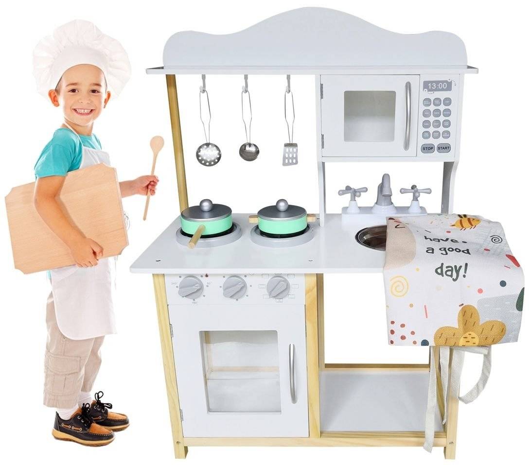 Dřevěná kuchyně MINI-MAXI pro děti + příslušenství